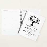 Simple Mariage de l'arbre cardiaque du Monogramme 