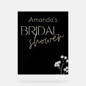 Simple Mariage Moderne Écriture Fête (Recto)