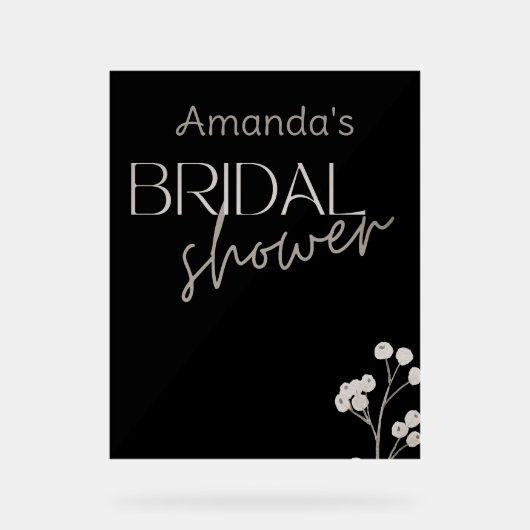 Simple Mariage Moderne Écriture Fête (Recto)