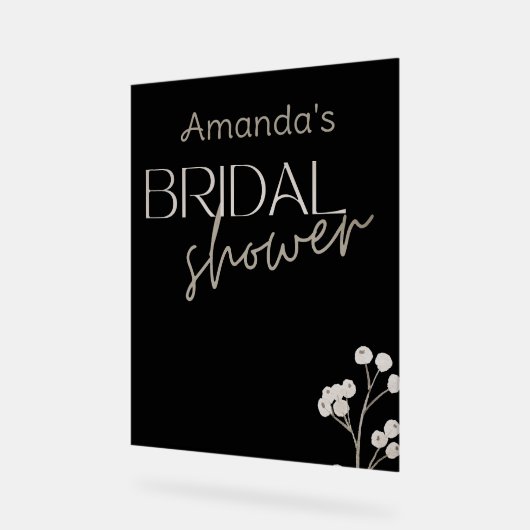 Simple Mariage Moderne Écriture Fête (Angle)