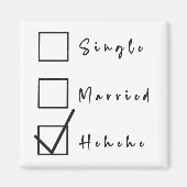 Simple, Marié, Hehehe Funny Relation Magnet (Devant)