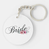 Simple Mariée de la mariée | Porte-clés (Dos)