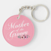 Simple Mariée de la mère du marié | Porte-clés (Dos)