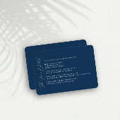 Simple Marine Mariage Finder Détails Carte de boît