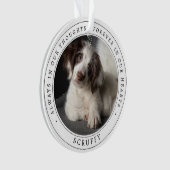 Simple Mémorial Souvenir Chien Photo d'Animal de C (devant)