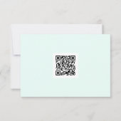 Simple ment vert merci script logo qr code (Dos)