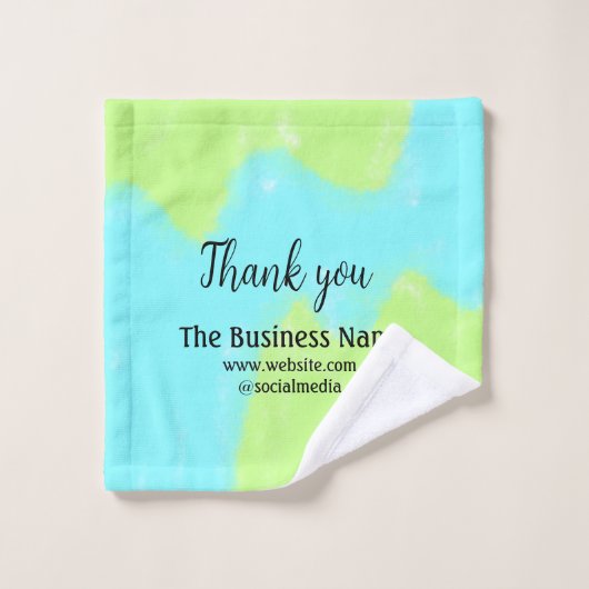 Simple merci ajouter des détails sur le nom de l'e (Gant de toilette)