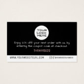 Simple Merci Votre Logo Remise Clients Insertion (Dos)