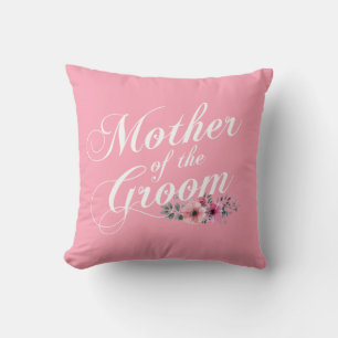 Simple Mère du Marié Mariage   Coussin Jetable