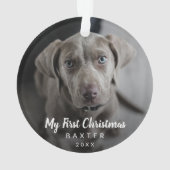 Simple mignonne photo de chien moderne Mon premier (dos)