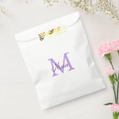 simple minimal add name monogram pink red   throw  bedankzakje (Gezegeld)