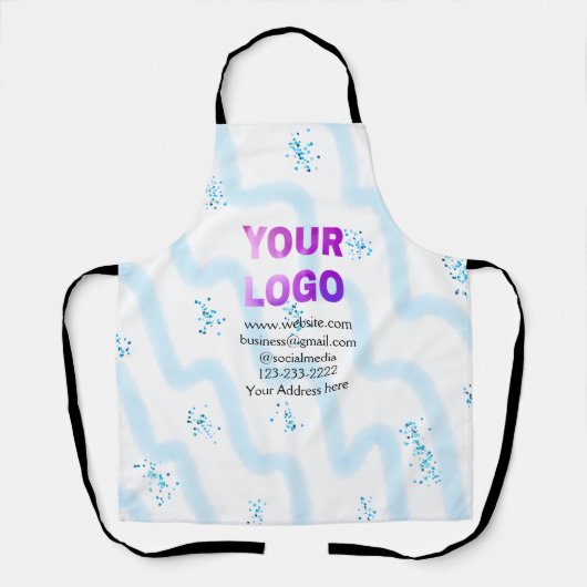 simple minimal add your logo/design here text pos schort (Voorkant)