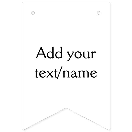 simple minimal add your text/name custom personali vlaggetjes (Tweede vlag)