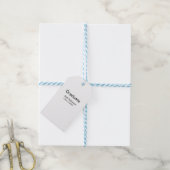 Simple Minimal afstuderen Add Name Modern Class Cadeaulabel (Met Touw)