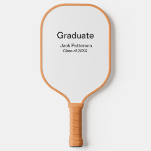 Simple Minimal afstuderen Add Name Modern Class Pickleball Paddle