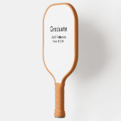 Simple Minimal afstuderen Add Name Modern Class Pickleball Paddle (Links)