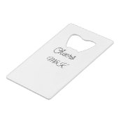 Simple minimal ajouter nom acclamations couple nom (Devant Angle)