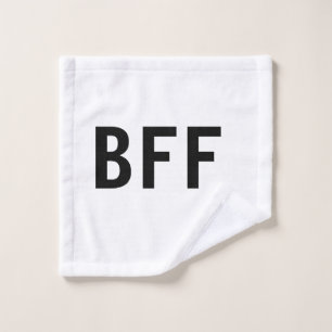 Simple minimal BFF meilleures amies famille nom pe