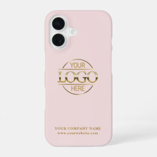 Simple Minimal Custom Business Company Logo iPhone 16 Hoesje