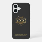 Simple Minimal Custom Business Company Logo iPhone 16 Hoesje (Achterkant)