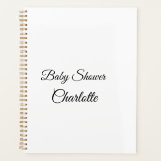 SIMPLE MINIMAL.CUTIE ADD NAME BABY baby shower Thr