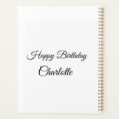 SIMPLE MINIMAL.CUTIE AJOUTER NOM BÉBÉ joyeux anniv (Dos)