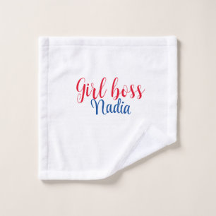 simple minimal girl boss ajouter nom texte image e