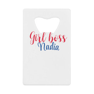 simple minimal girl boss ajouter nom texte image e
