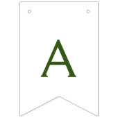 simple minimal happy birthday CUSTOM Bunting Flags Vlaggetjes (Derde vlag)