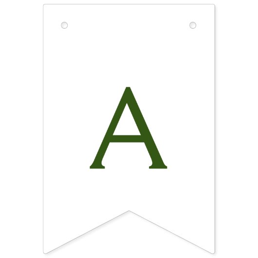 simple minimal happy birthday CUSTOM Bunting Flags Vlaggetjes (Derde vlag)