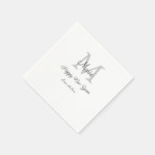 simple minimal happy new year monogram gray name  servet (Hoek)