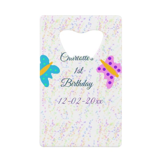 SIMPLE MINIMAL.MIGNON AJOUTER NOM BÉBÉ joyeux anni (Devant)