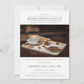 Simple minimal Photo Business Grand Invitation d'o (Devant)