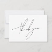 Simple Minimalist Bedankt voor uw condoleances (Voorkant)