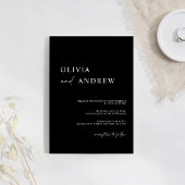 Simple Minimalist & Modern | Wedding Invitation