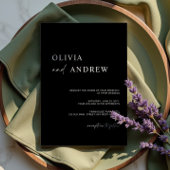 Simple Minimalist & Modern | Wedding Invitation