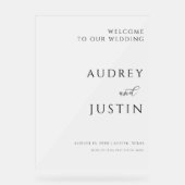 Simple Minimalist Right Justified Welcome (Recto)