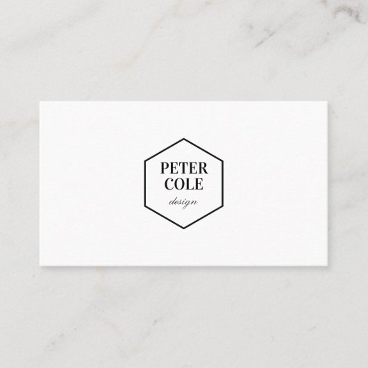 Simple minimaliste Carte de visite professionnel (Devant)