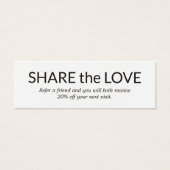 Simple minimaliste élégant noir blanc (Devant)