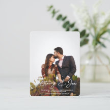 Simple minimaliste | Invitation photo personnalisé