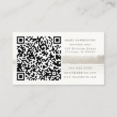 Simple minimaliste moderne Carte de visite neutre (Dos)