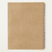 Simple minimaliste rustique écriture kraft (Dos)