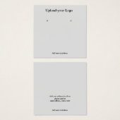 simple minimum ajouter votre carte d'affichage d'o (Devant & derrière)