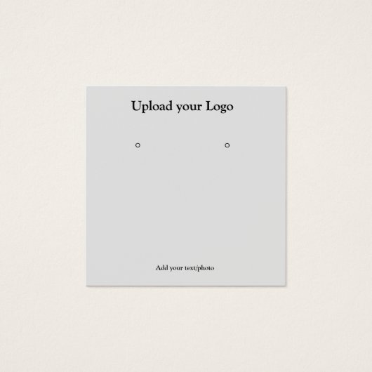simple minimum ajouter votre carte d'affichage d'o (Devant)