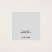 simple minimum ajouter votre carte d'affichage d'o (Dos)