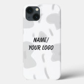 simple minimum ajouter votre logo nom Coque aquare (Verso)