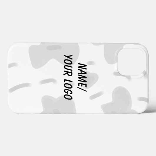simple minimum ajouter votre logo nom Coque aquare (Verso (horizontal))