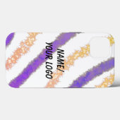 simple minimum ajouter votre logo nom Coque aquare (Verso (horizontal))