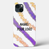 simple minimum ajouter votre logo nom Coque aquare (Verso)