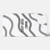 simple minimum ajouter votre logo nom Coque aquare (Verso (horizontal))